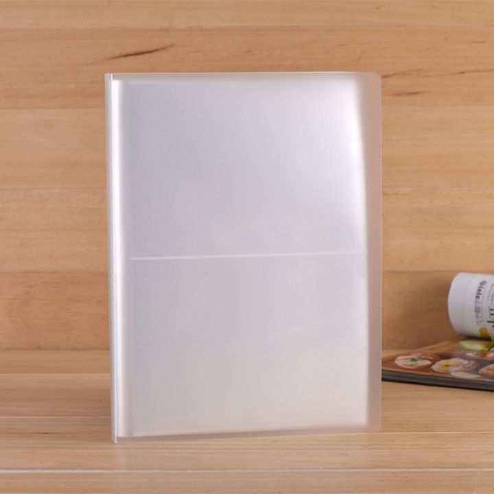 3x-pp-pure-frosted-simple-cover-transparent-insert-type-5r-7-inch-pp-photo-album-postcard-book-write-collection