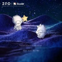 Sanrio duo stud earrings female 925 sterling2022 valentines day giftsearrings design temperament to winter