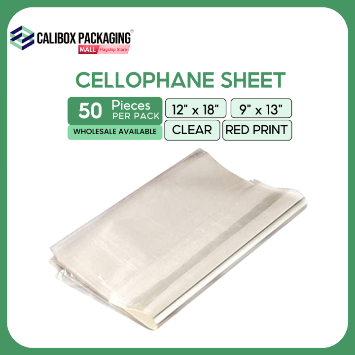 Calibox Packaging Plastic Cellophane, Cello Sheet, Plastic Ensaymada