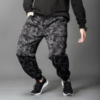 【ในสต็อก】Men Summer Joggers Plus Size Sweatpants Camouflage Breathable Loose Work Trousers