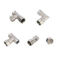 【CW】Stainless Steel G12 Union Hexagon Tee Elbow Straight Connector 12"; Male Female Thread Plumbing Water Gas Oil Fittings