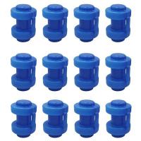 12 Pcs Trampoline Caps 25 mm,Trampoline End Caps for Attaching the Safety Net to the Net Poles of the Trampoline