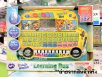 TheWoodyToys คอมพิวเตอร์แท็บเล็ตรูปรถบัสสอนภาษา Learning Bus