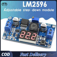 โมดูลจ่ายไฟแบบปรับได้ Dc-Dc พร้อมจอแสดงผลโวลต์มิเตอร์2.5V ~ 40V ถึง1.25V ~ 37V แผงควบคุมแรงดันไฟฟ้า