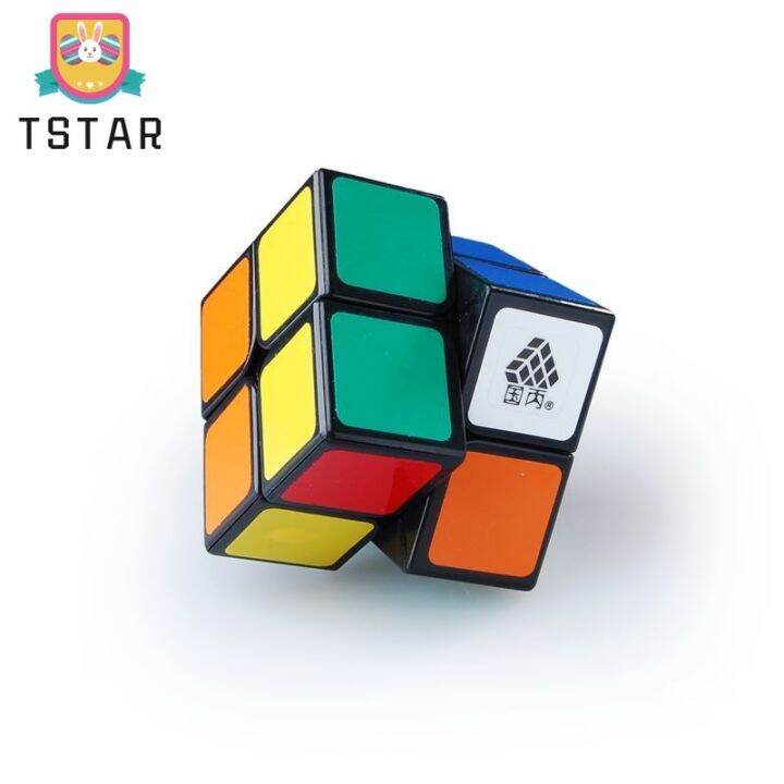 tstar-จัดส่งรวดเร็ว-oostifun-guobing-wittwo-type-c-2x2x-2ของเล่นปริศนาลูกบาศก์-สีดำ