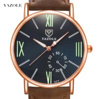 YAZOLE327 female fashion watches lovers waterproof luminous belt small green table men students watch wholesale