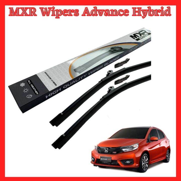 HONDA BRIO Wiper Hook Type Ulock 2 MXR Wipers Advance Hybrid All