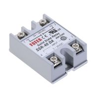 【☑Fast Delivery☑】 ilea41 โมดูลโซลิดสเตทรีเลย์40a Ssr-40da 1ชิ้น3-32V Dc