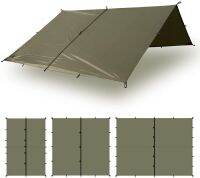 ผ้าใบกันฝน Camping Survival Outdoors คุณภาพดีเยี่ยม Aqua Quest Defender Tarp * 100% Waterproof Heavy Duty Nylon Bushcraft Survival Shelter แท้ นำเข้าจากอเมริกา USA Imported Authentic EXTREMELY DURABLE ADAPTABLE