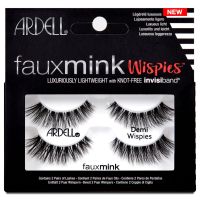 ของแท้! Ardell ขนตาสายฝอ FauxMink Demi Wispies (2 Pairs)