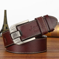 Famous Brand Luxury Designer Belts for Men Vintage Cow Spilt Genuine Leather Pin Buckle Waist Strap Belt for Jeans High Quality