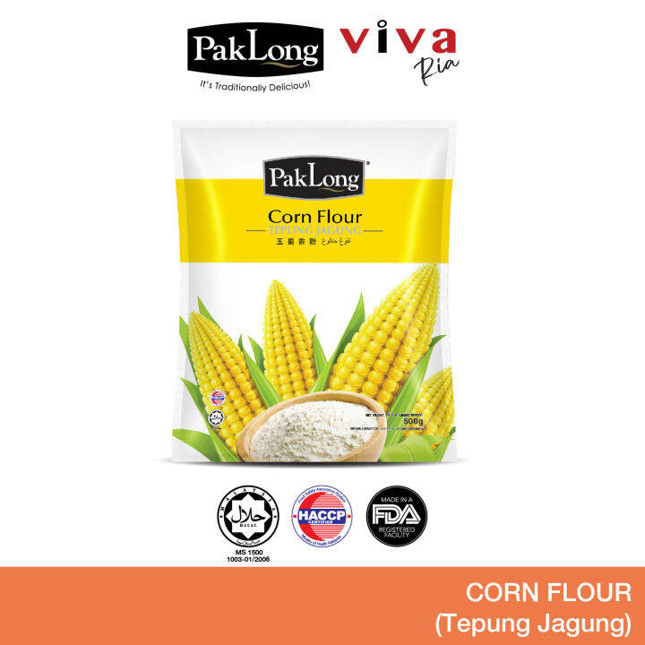 Paklong Corn Flour Tepung Jagung Halal 500g Lazada