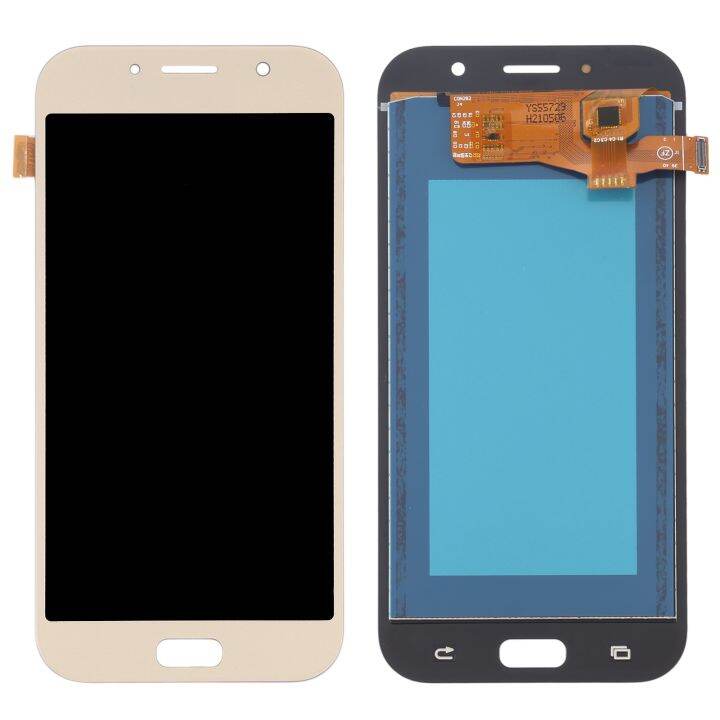 หน้าจอ-lcd-tft-สำหรับ-galaxy-a7-2017-a720fa-a720f-ds-พร้อม-digitizer-ประกอบเต็มตัวเครื่อง-ทอง-ห้างสรรพสินค้า-hua-jia-kang