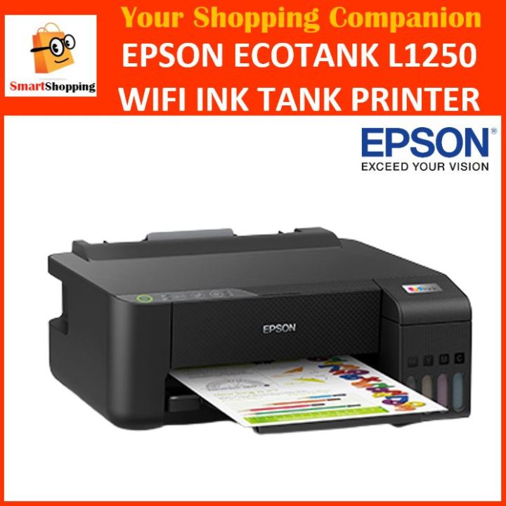 Epson Ecotank L1250 A4 Wi Fi Ink Tank Printer Wi Fi And Wi Fi Direct Borderless Printing Up To 4r 6848