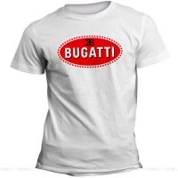 ผู้ชายผู้หญิงเสื้อยืดเสื้อยืด Unisex Bugatti โลโก้เสื้อยืดผ้าฝ้ายรถบังคับเสื้อระบายอากาศขนาด5XL 6XL