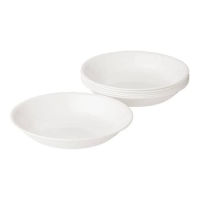 Corelle Livingware Pasta Bowls, Winter Frost White, Set of 6