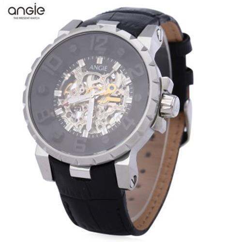 ANGIE ST7135M UNIQUE SERIES MALE AUTOMATIC WIND MECHANICAL WATCH 3ATM