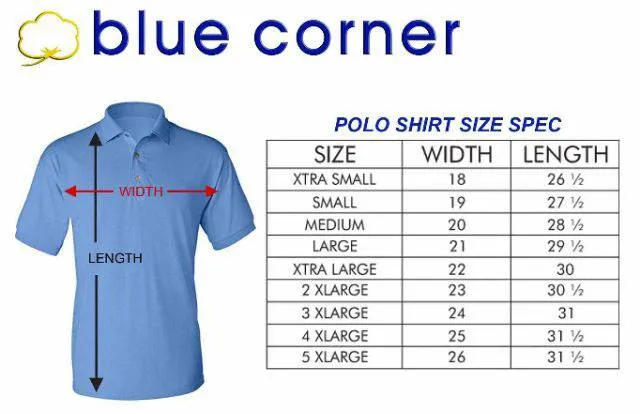 Blue Corner Polo Shirt Size Chart | peacecommission.kdsg.gov.ng