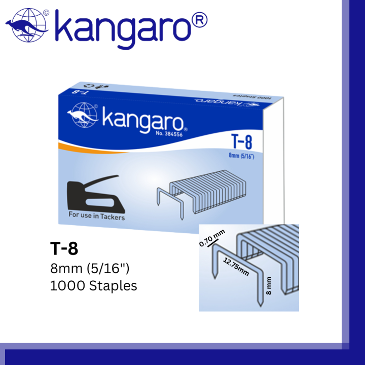 Kangaro Staple Bullet T-8 (1000 staples) | Lazada