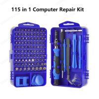 geegostudio 115 In 1 Computer Repair Kit Magnetic Precision Screwdriver Set Small Impact Screw Driver Set With Case For  Smartphone, IPad, PC, Camera, Laptop, Glasses, Watch,Mini Pocket Tool Set