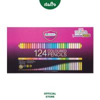 ?เตรียมจัดส่ง? Master Art (มาสเตอร์อาร์ต) ดินสอสีไม้มาสเตอร์อาร์ต แท่งยาว Premium Grade 124 สี