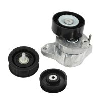 Drive Belt Tensioner+2 Idler Pulleys Set of for Mercedes Benz 2720270+1419+1019