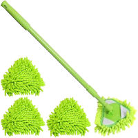 【cw】Triangle Cleaning Mop Flat Lazy Mop Wall Household Cleaning Brush Chenille Mop Washing Mop Dust Brush Home Clean Supplies