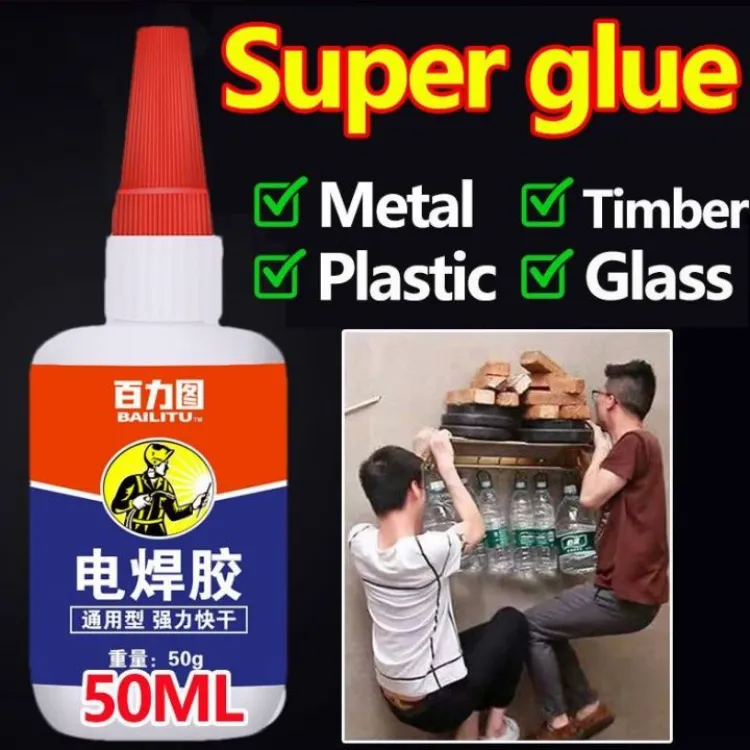 50ml Waterproof Super Glue Universal Super Glue Strong Tile Repair