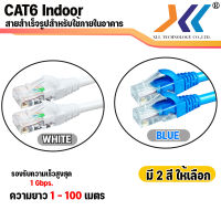 สายเเลน CAT6 ภายใน สายเน็ต สายสำเร็จรูป พร้อมใช้งาน Indoor สายอิเตอร์เน็ต Lan Cat6 indoor UTP  Network cable