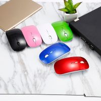 New 2.4GHz Wireless USB Mouse 1600DPI Computer Mice Ergonomically Design Ultra Slim Fashion Mouse White Black Green Red Blue Basic Mice