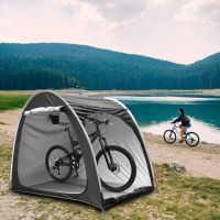 Outdoor Bike Tent Portable Waterproof Bicycle Storage Shed Outdoor Storage Mountain Bike Shed Tent For 4 - 5 Adult Bikes