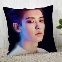 (All in stock, double-sided printing)    Chan yeol Park Kpop Pillow Case Customized Pillow Case Modern Home Decoration Pillow Case 04.01 Living Room   (Free personalized design, please contact the seller if needed)