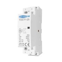 TOCT1-25 2P 25A 220V/230V 50/60HZ Din Rail Household Ac Modular Contactor 25A 2NO AC Contactor