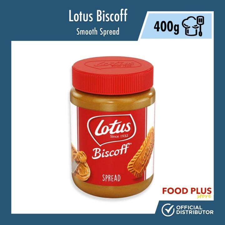 Lotus Biscoff Smooth Speculoos Cookie Butter Spread (400g) Lazada PH