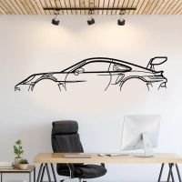 Car Silhouette Wall Art Sticker Vinyl Home Decor Automotive Service Center Garage Car Beauty Shop Decoration Decals Murals S610 Wall Stickers  Decals