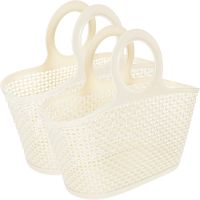 【CC】✠ﺴ☾  Hand Basket Supply Storage Holder Household Handheld