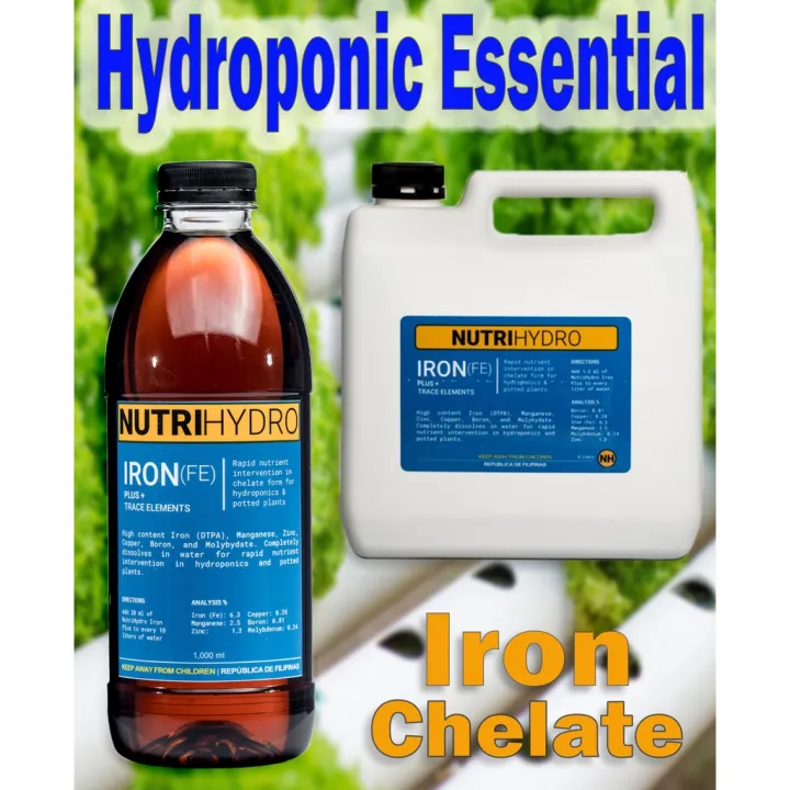 NutriHydro Iron Chelate Plus for Hydroponics Potted Plants♢ | Lazada PH