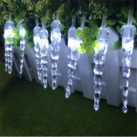 ม่านพวงดอกไม้ Led Icicle หลอดไฟประดับแบบสาย10เมตร Led 100ดวง Led ในร่มไฟตกแต่งเวทีสวนกลางแจ้ง