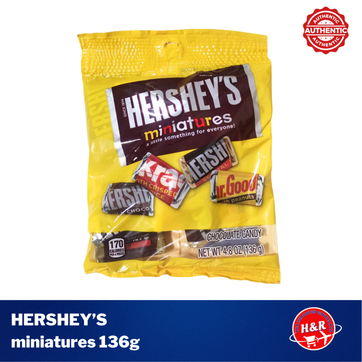 Hershey's Miniatures Assorted Chocolate Pack (136g) | Lazada PH