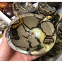 1000g AAA + Natural Quartz ashtray Natural septarium crystal bowl Ashtray septarian Gemstone jar Healing decoration 1pcs