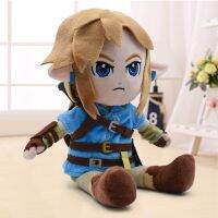 【LZ】✢✐✥  Boneca de desenho animado Zelda para crianças Link Boy com espada brinquedos de pelúcia macia melhor presente 25-27cm