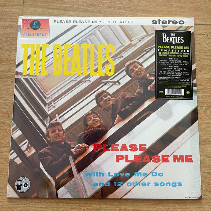 แผ่นเสียง The Beatles Please Please Me ,Vinyl, LP, Album,Remastered, Stereo, 180 Gram แผ่นมือ