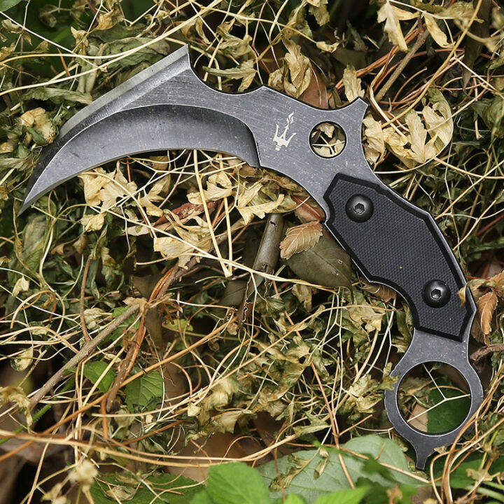 Scorpion claw knife saber blade outdoor claw eagle claw knife retired carryon straight knife