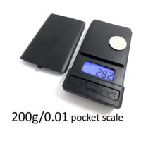 เครื่องชั่งดิจิตอล เครื่องชั่งจิวเวอรี่แบบพกพา 100 กรัม (สีดำ )Digital Pocket Scale NANO Series 0.01g-100g  Black