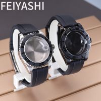 40Mm Watch Case Rubber Strap Parts For Submariner YACHT-MASTER Seiko Nh34 Nh35 Nh36,38 Miyota 8215 Eta 2824 Movement 28.5Mm Dial