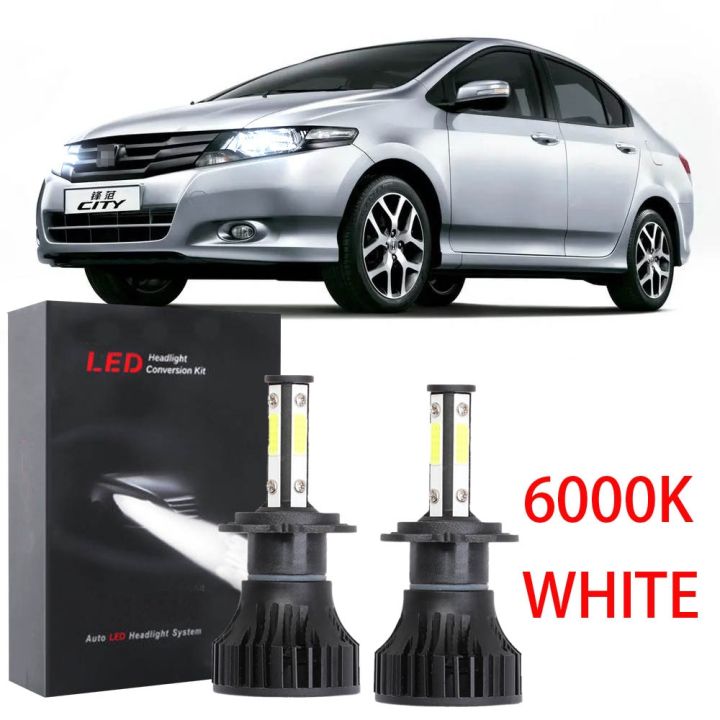 new-ชุดหลอดไฟหน้าฮาโลเจน-led-6000k-แบบเปลี่ยน-สําหรับ-honda-city-tmo-5thgen-ปี-2008-2013-2009-2010-2011