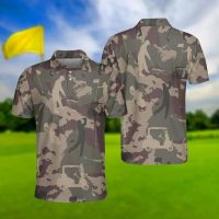 （all in stock）  2023 NEW -Camouflage Golf Polo Shirt, Military Polo Shirt, Camo Golf Shirt For Men(FREE NAME LOGO CUSTOM)