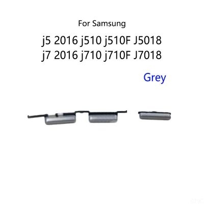ปุ่มเปิด/ปิดไอโฟนสวิตช์เปิด/ปิดปิดเสียงปรับระดับเสียงภายนอกสายเคเบิ้ลยืดหยุ่นสำหรับ Samsung J5 2016 J510 J510F J5108 J7 J7108 J710F J710