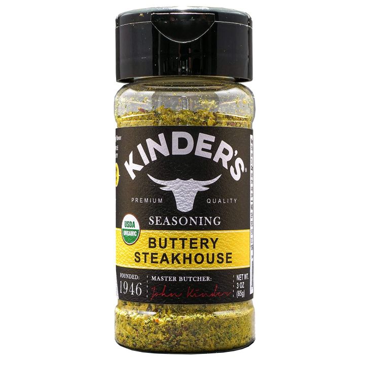 Kinder's Organic The Blend Seasoning (Salt, Pepper and Garlic), Premium  Quality Seasoning, MSG Free and USDA Certified Organic, 3.5oz