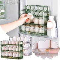 ✇⊕ New Egg Refrigerator Storage Box Can Be Reversible Three Layers of 30 Egg Cartons Home Kitchen Egg Tray Multi-layer Egg Rack